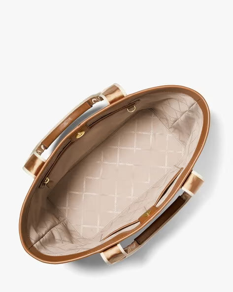 MICHAEL KORS Sunbeam Amber Luxe Tote Bag