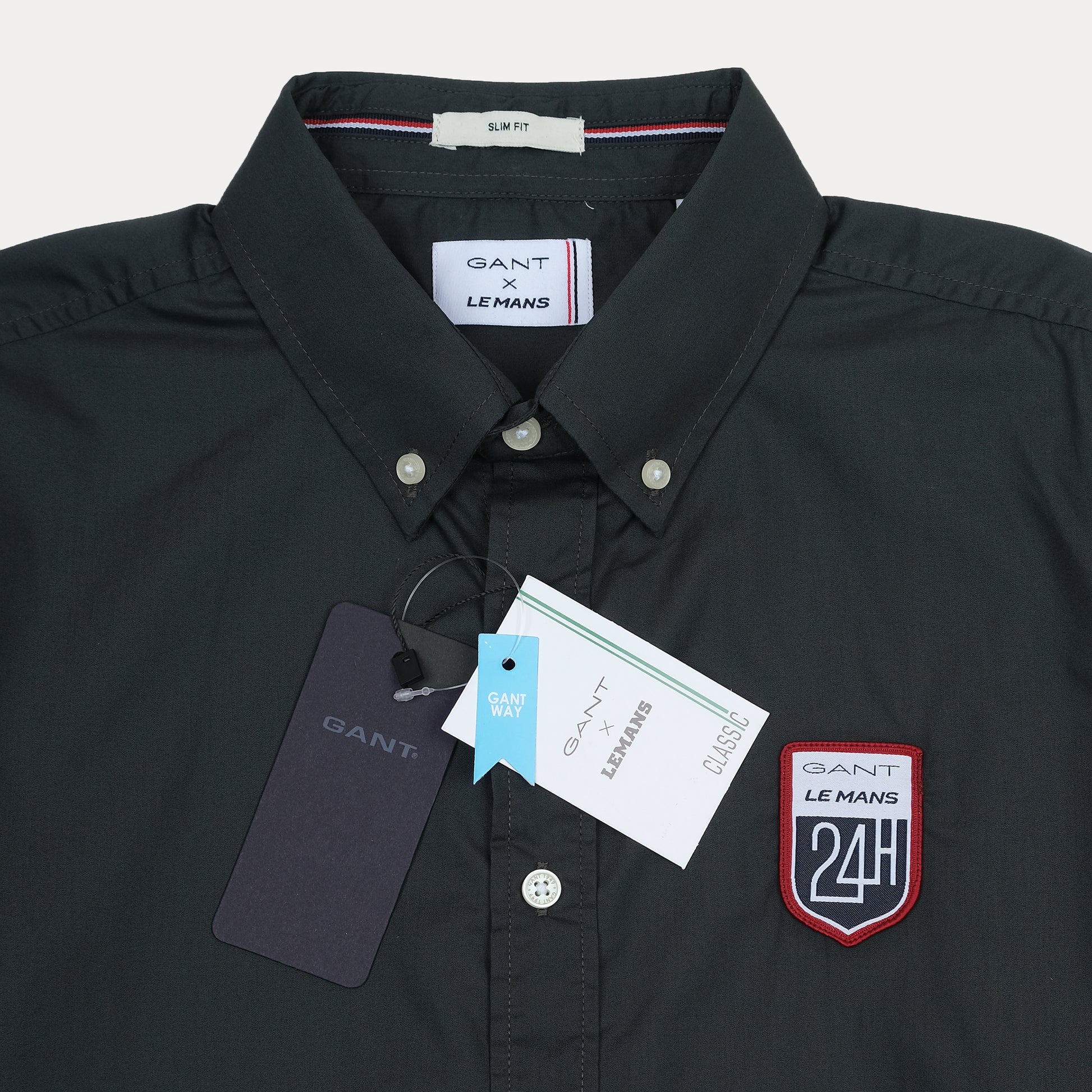 GANT Classic Charcoal Elegance Slim Fit Shirt