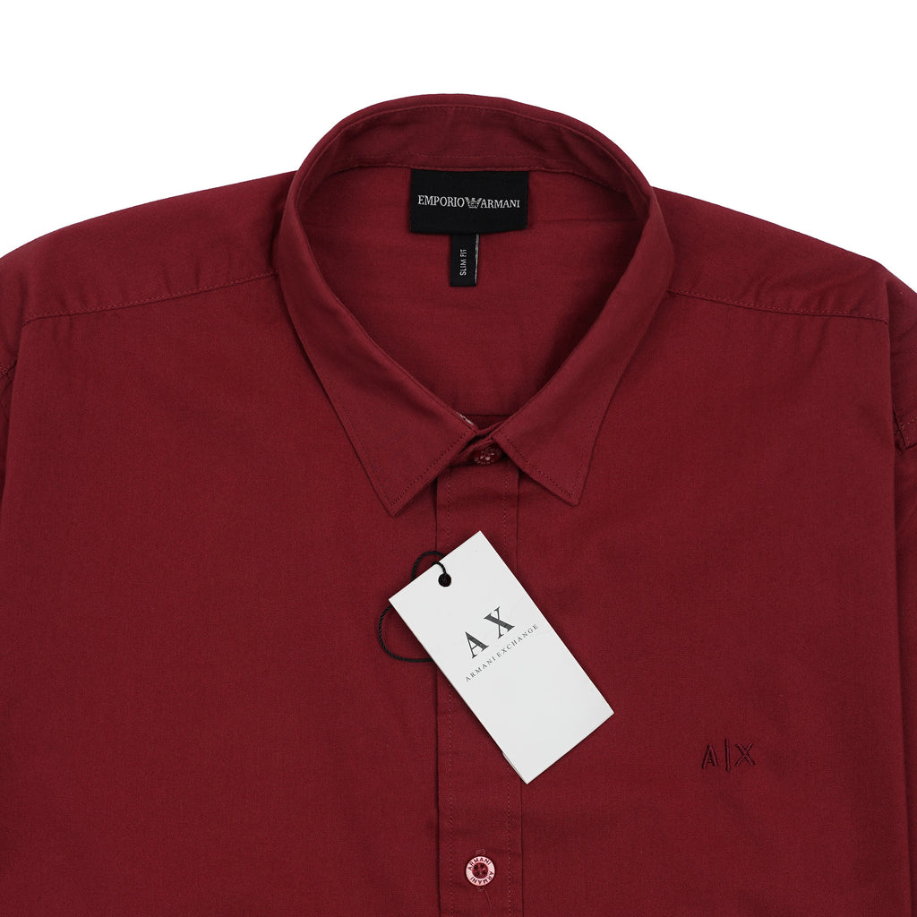 EMPORIO ARMANI Seraphic Amber Drift Tailored Fit Long Sleeve Shirt