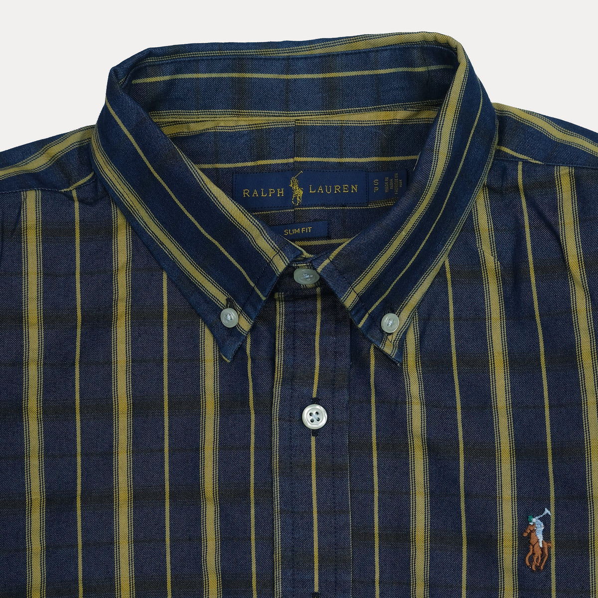 Ralph Lauren Slim Fit Striped Button-Up Shirt