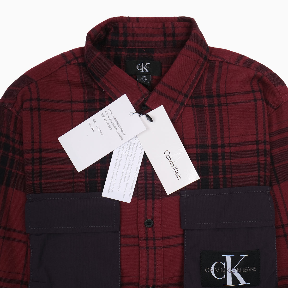 Calvin Klein Plaid Utility Shirt
