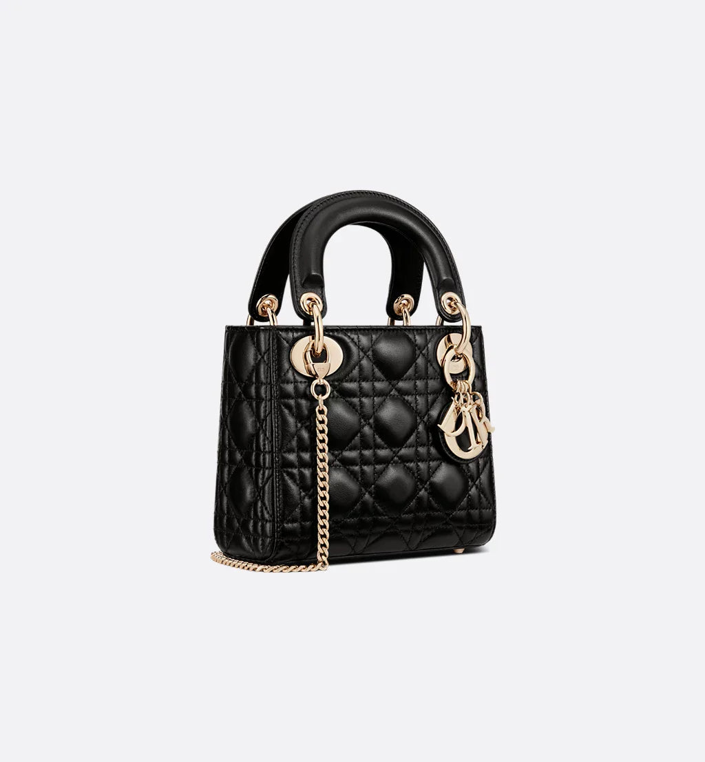 DIOR Mystic Jet Luxe Mini Quilted Leather Bag