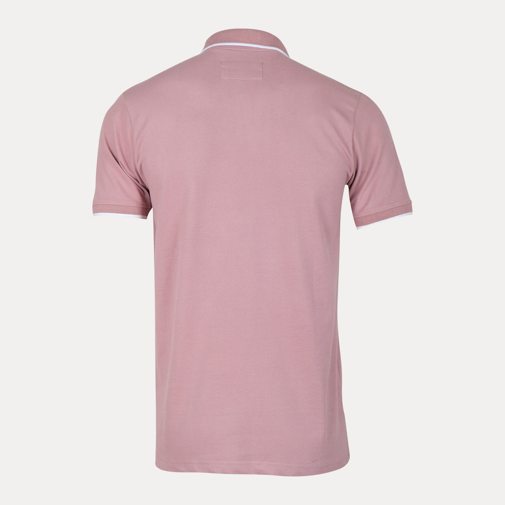 HACKETT Elegant Blush Cotton Polo Shirt