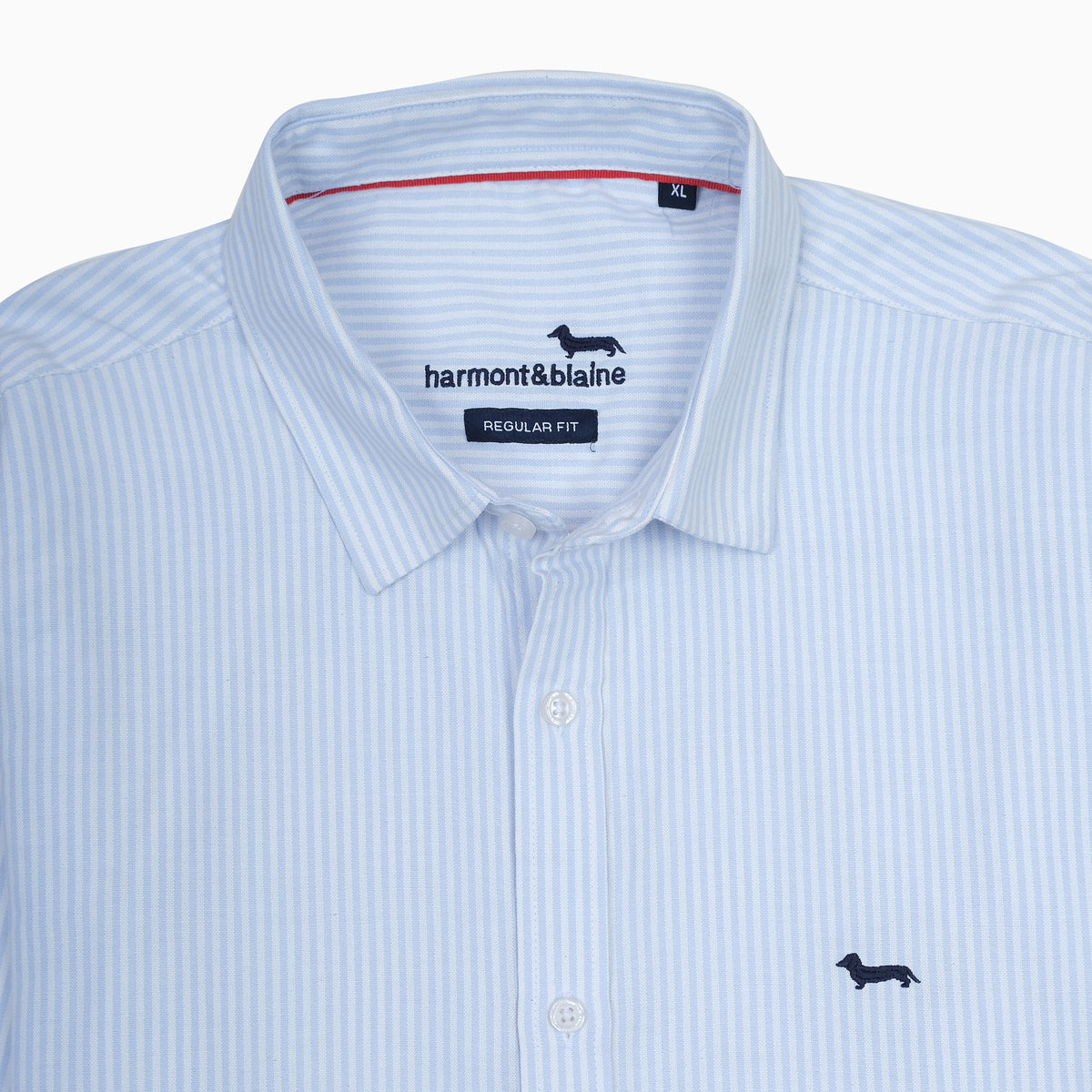 HARMONT&BLAINE Harmont & Blaine Regular Fit Striped Dress Shirt