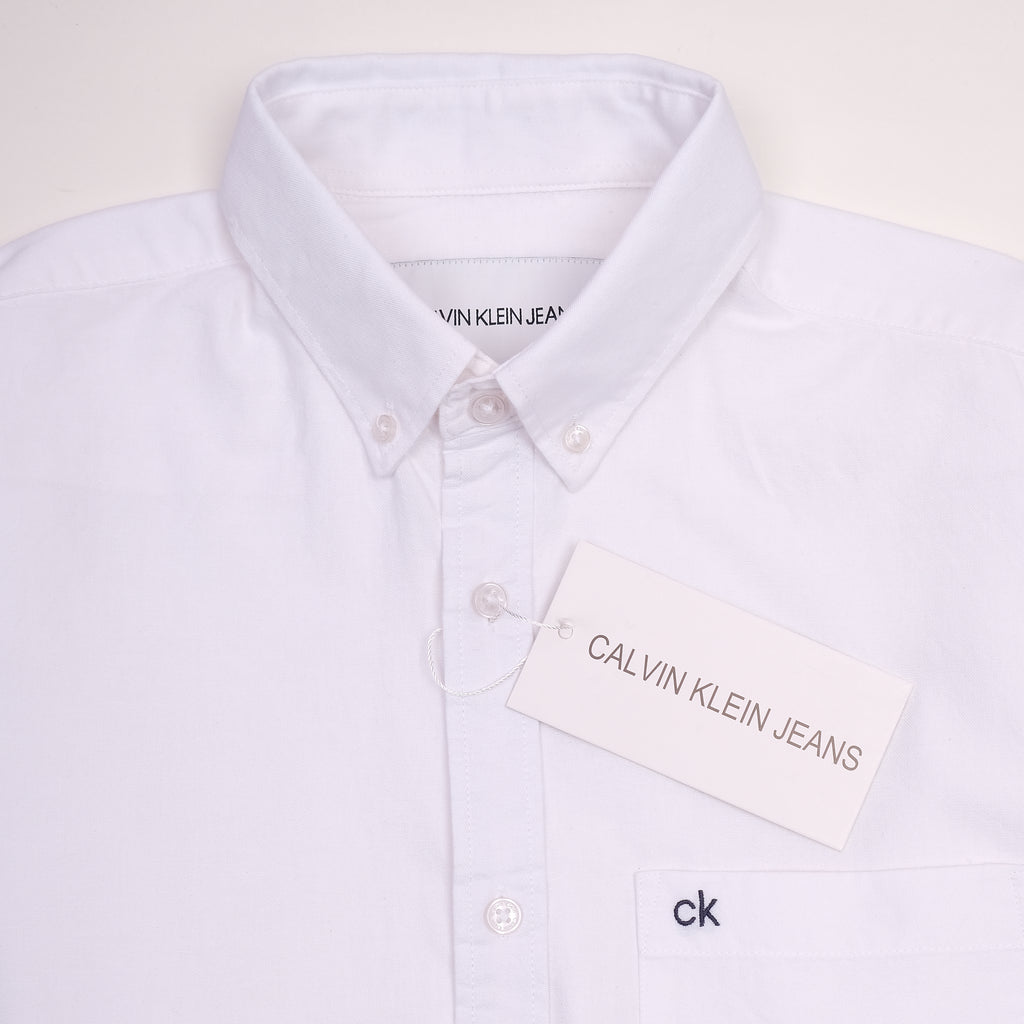 Calvin Klein Jeans Classic White Button-Up Shirt
