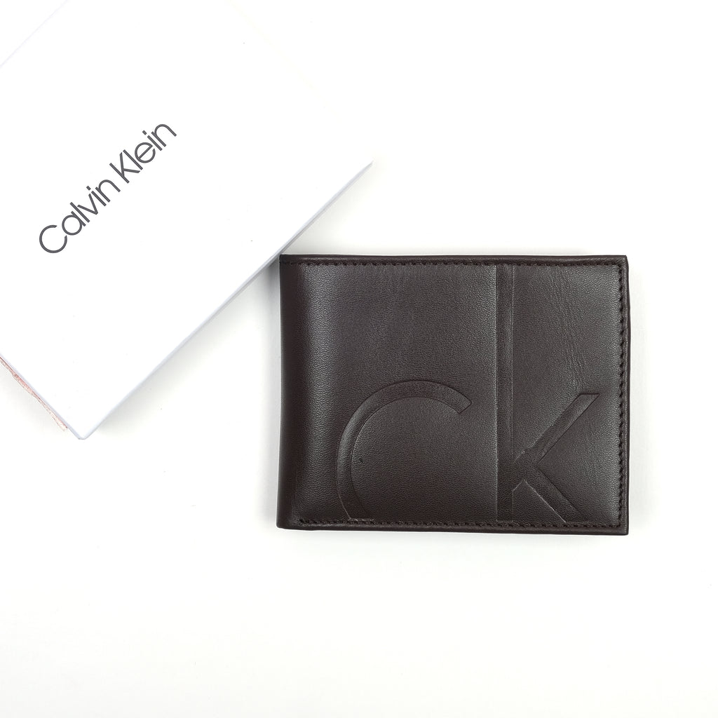 Calvin Klein Luxurious Espresso Leather Wallet