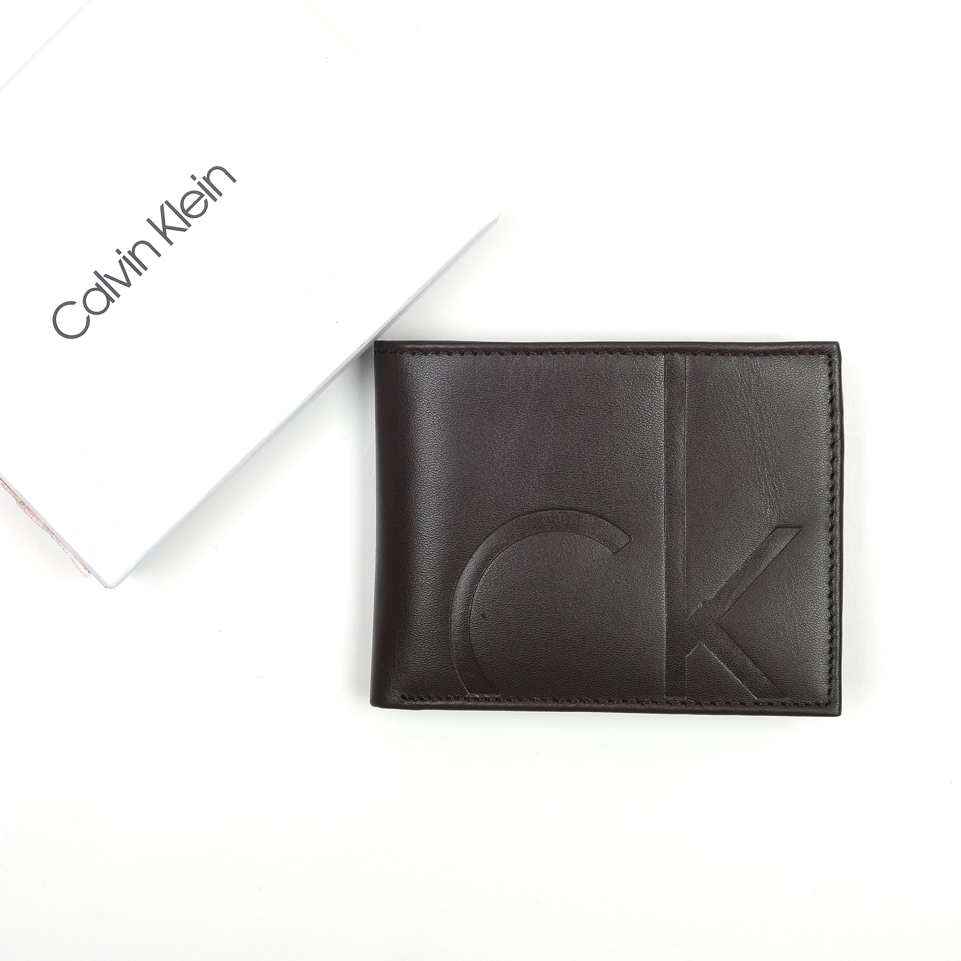 Calvin Klein Luxurious Espresso Leather Wallet