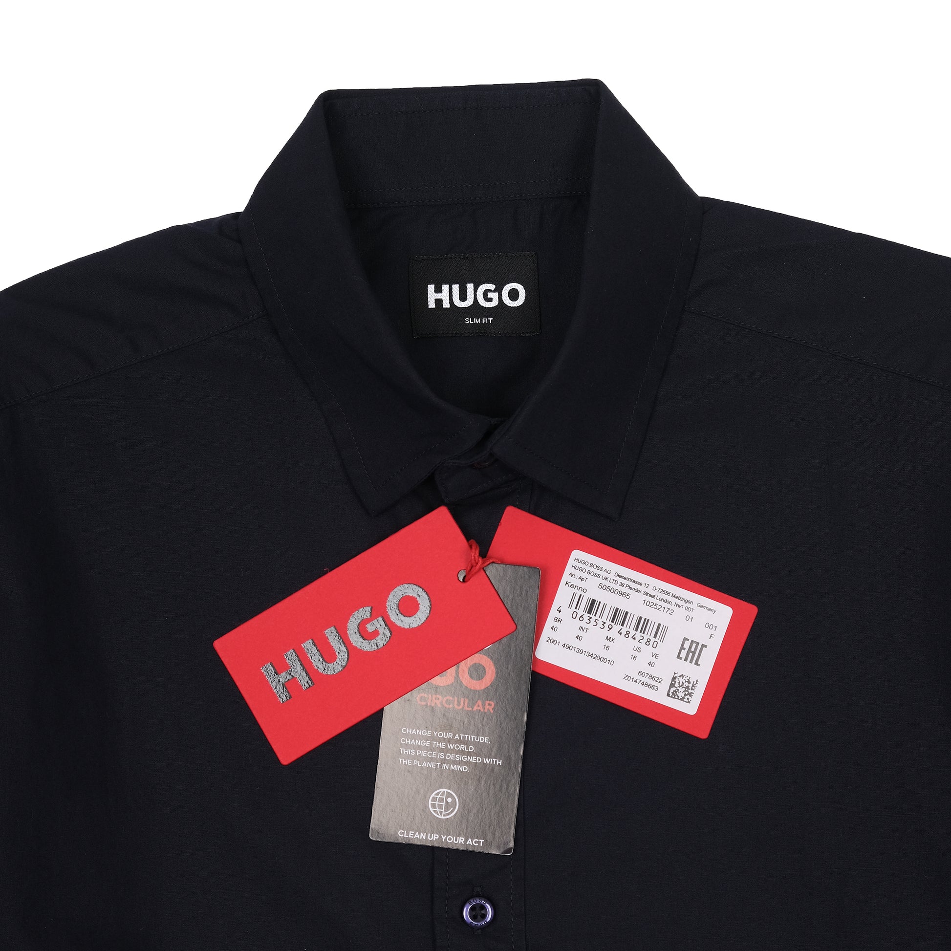 HUGO Slim Fit Midnight Dream Button-Up Shirt