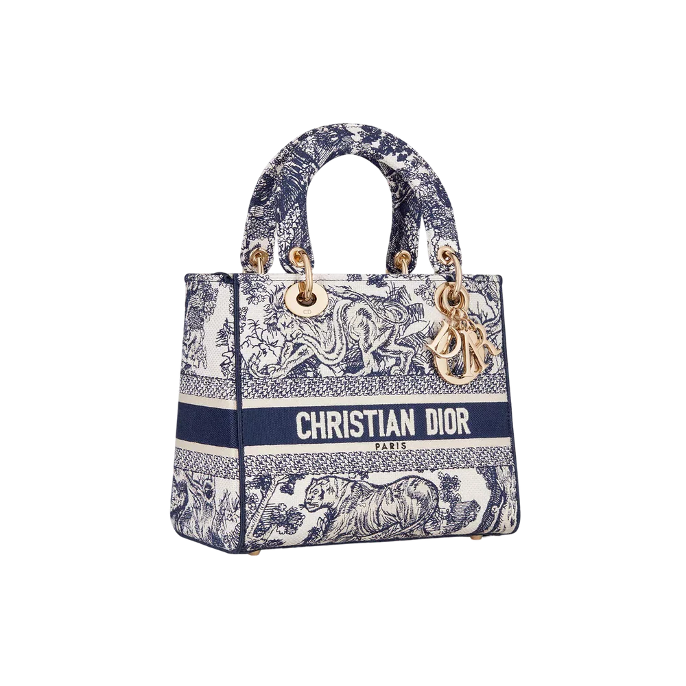 DIOR Celestial Sapphire Iconic Mini Tote Bag