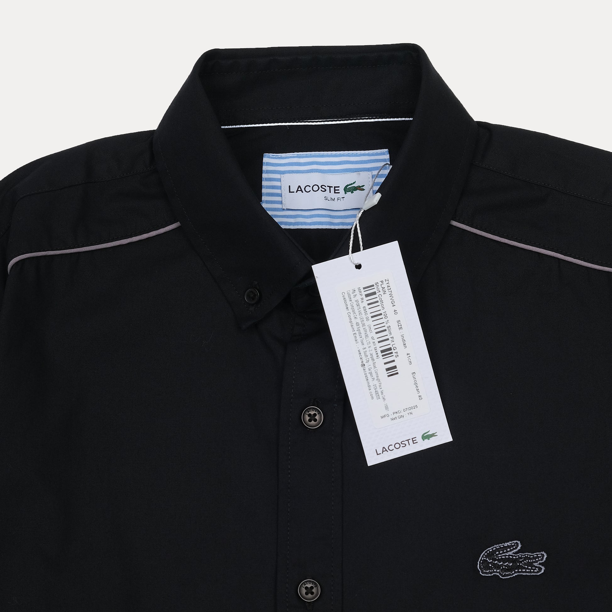 Lacoste Sleek Midnight Slim Fit Shirt