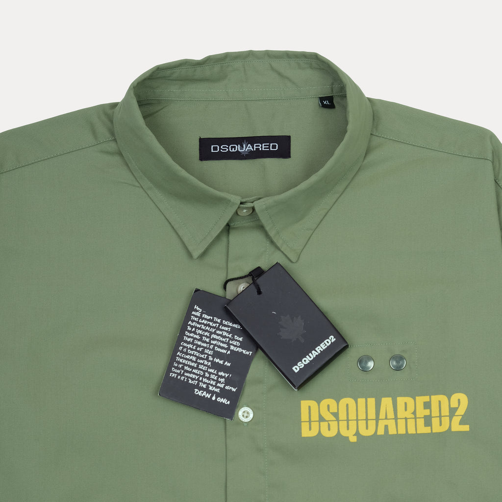 DSQUARED2 Urban Sage Button-Up Shirt