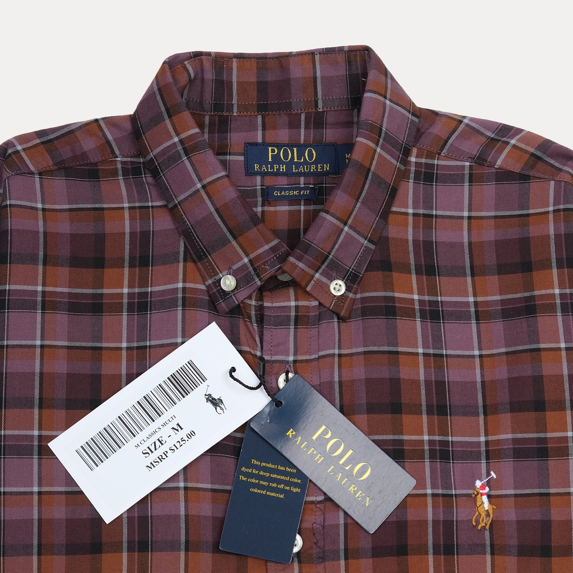 Polo Ralph Lauren Classic Fit Plaid Shirt in Rich Merlot