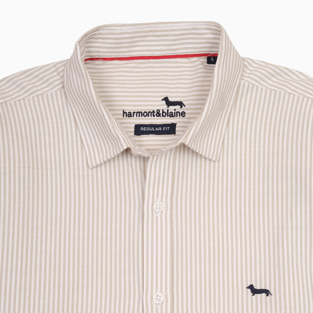 Harmont & Blaine Striped Regular Fit Shirt