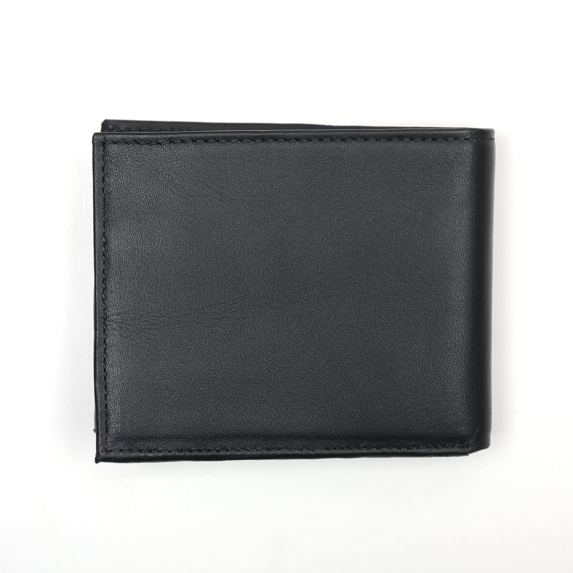 TOMMY HILFIGER Sleek Black Leather Wallet - Timeless Elegance