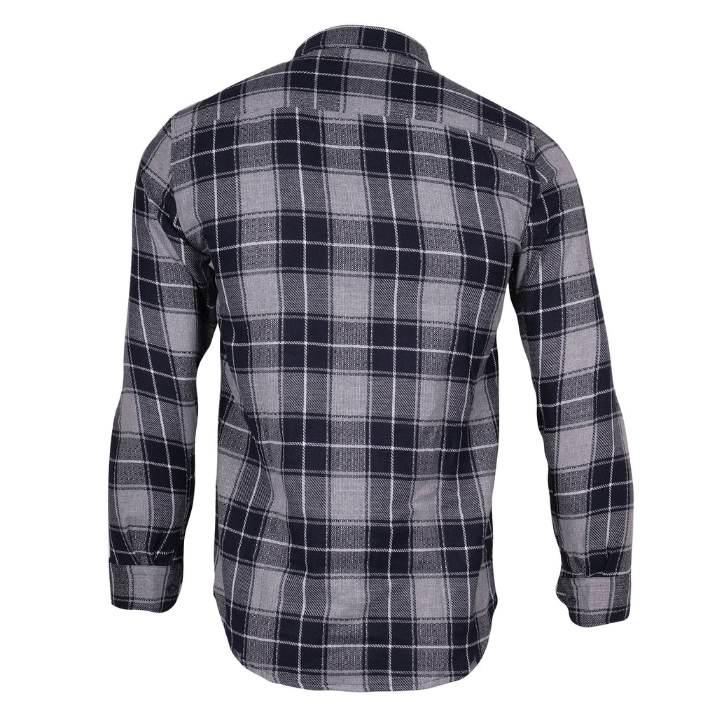 BURBERRY Midnight Plaid Slim Fit Long Sleeve Flannel Shirt