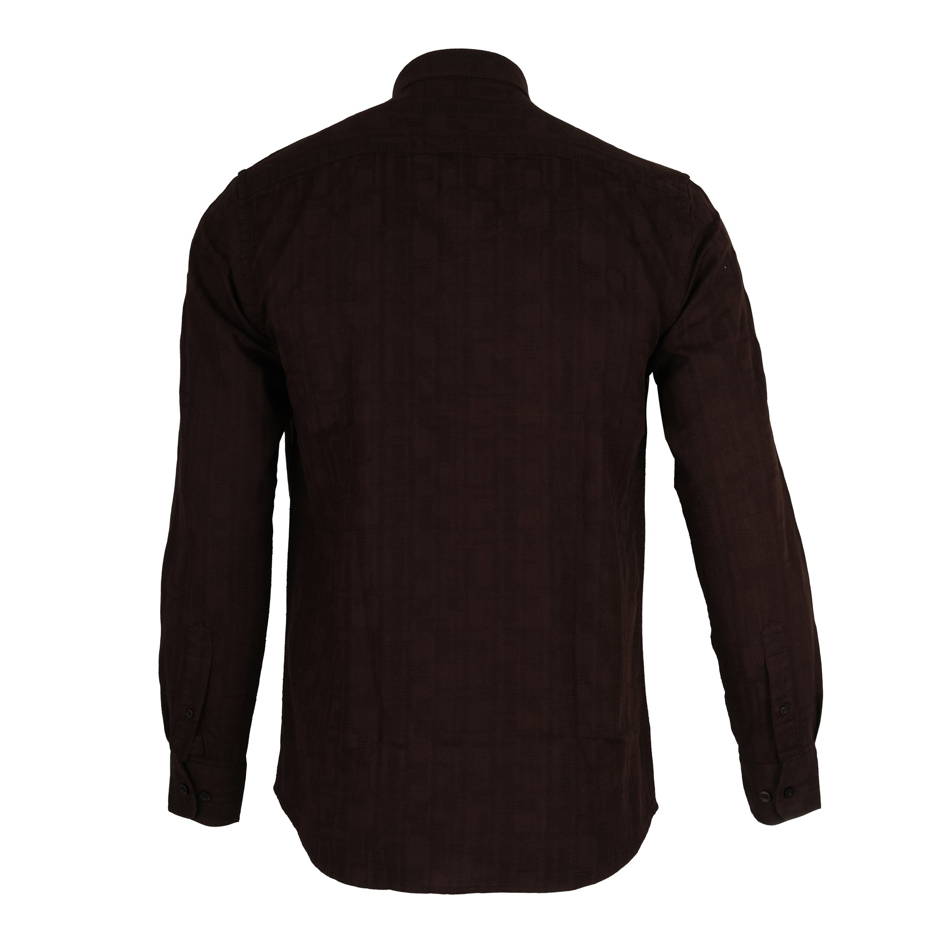 LACOSTE Rich Mahogany Slim Fit Long Sleeve Shirt