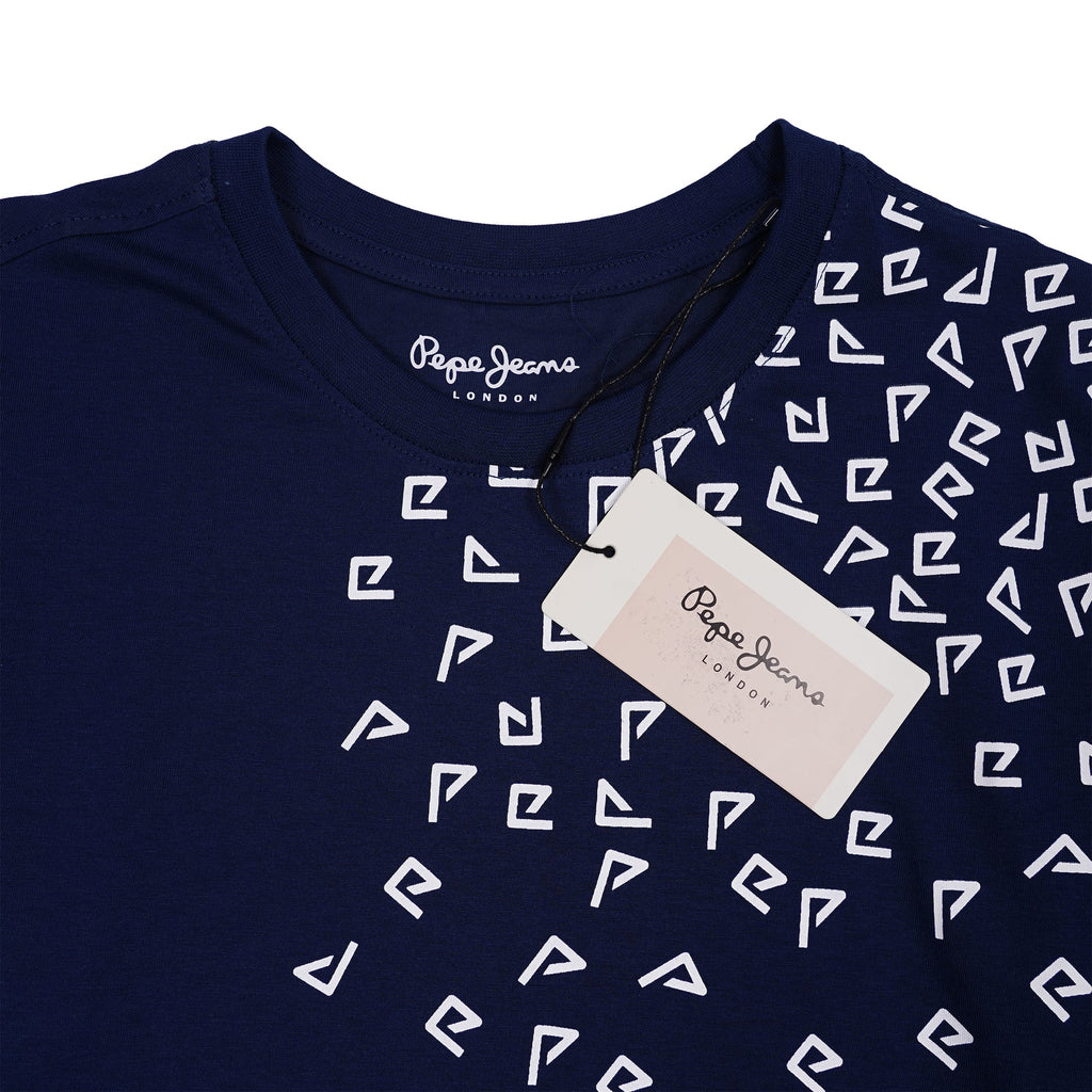 PEPE JEANS Celestial Sapphire Relaxed Fit Short Sleeve Graphic T-Shirt