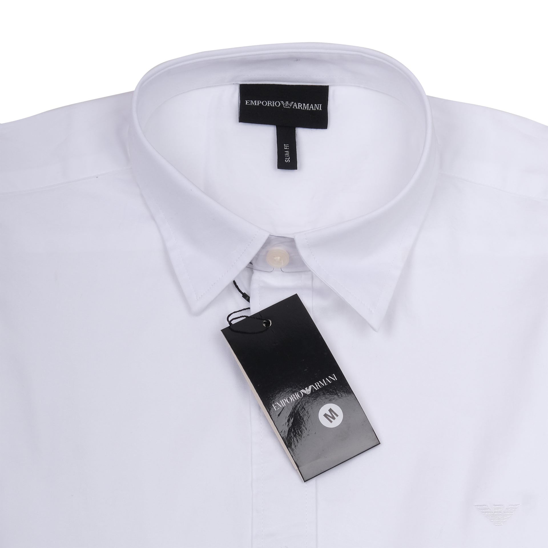 EMPORIO ARMANI Ethereal Pearl Classic Fit Long Sleeve Button-Up Shirt