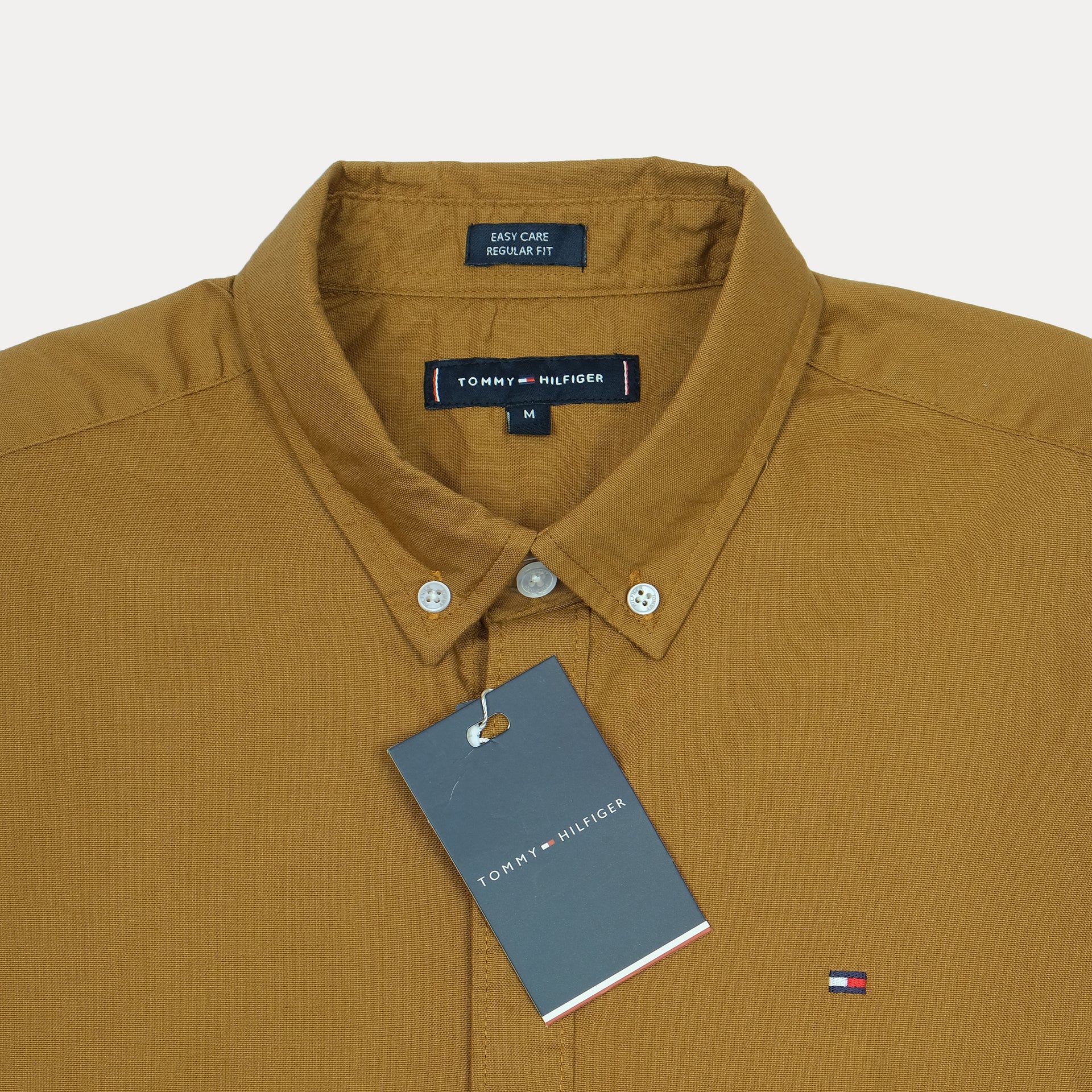TOMMY HILFIGER Rusted Ember Tailored Fit Long Sleeve Button-Up Shirt