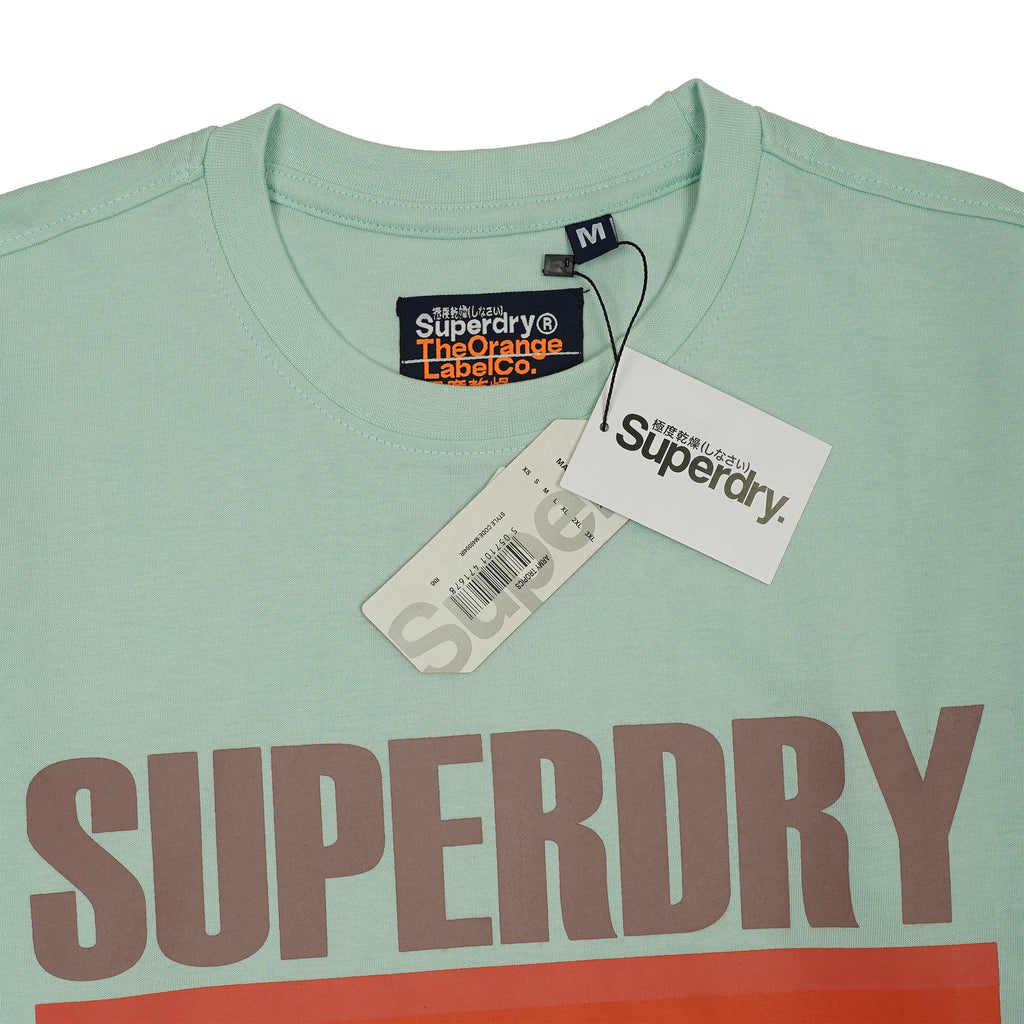 SUPERDRY Serene Aqua Relaxed Fit Short Sleeve T-Shirt