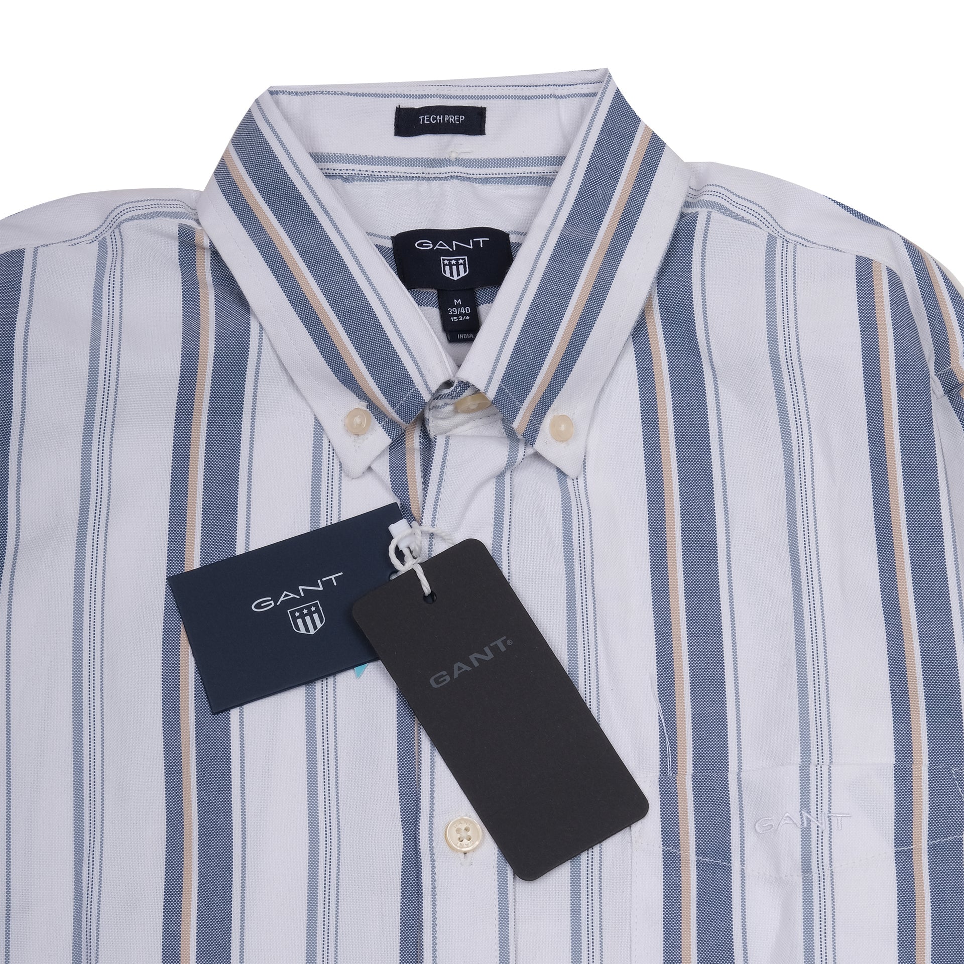 GANT Serene Ocean Slim Fit Long Sleeve Striped Button-Down Shirt