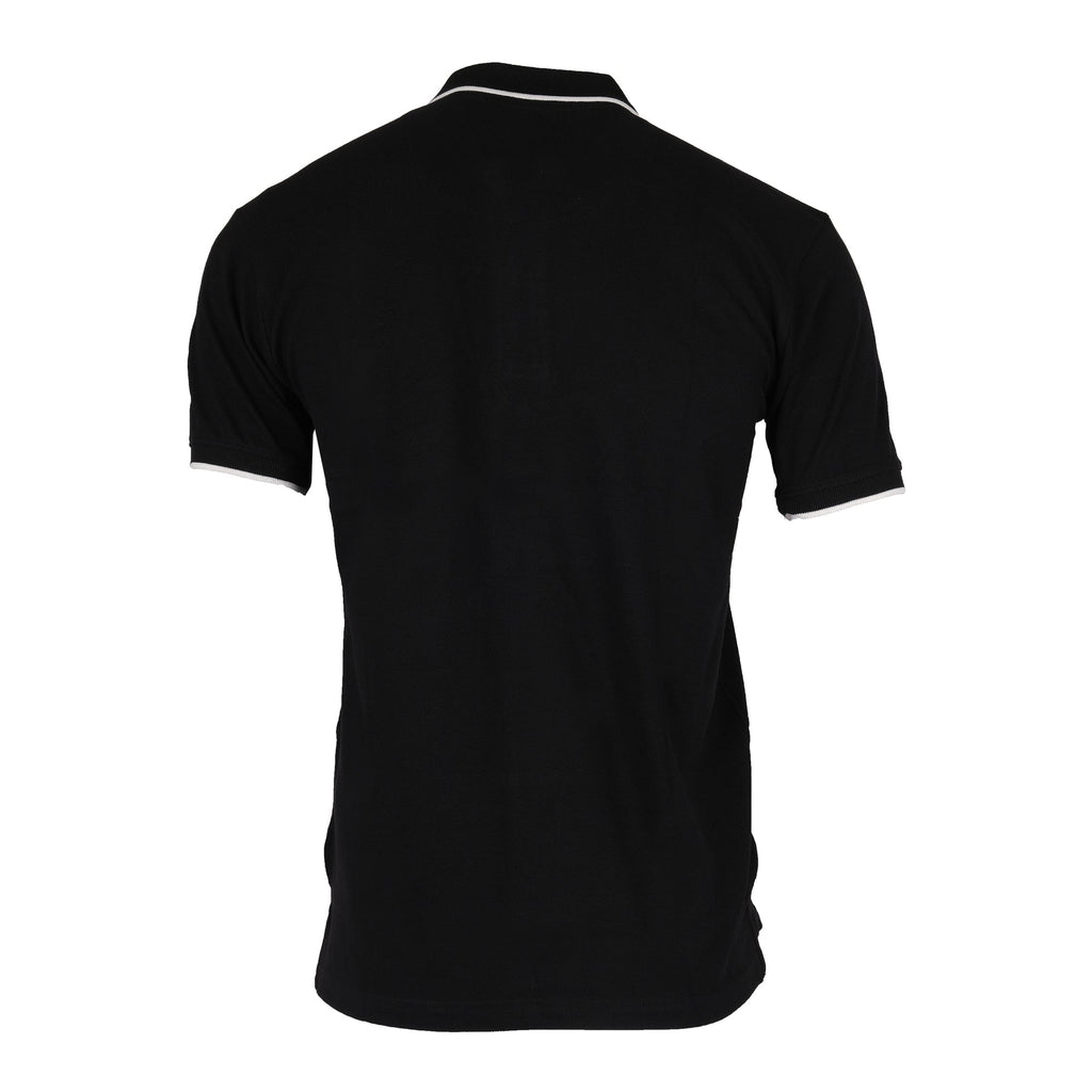LACOSTE Midnight Noir Classic Fit Polo Shirt with Contrast Trim