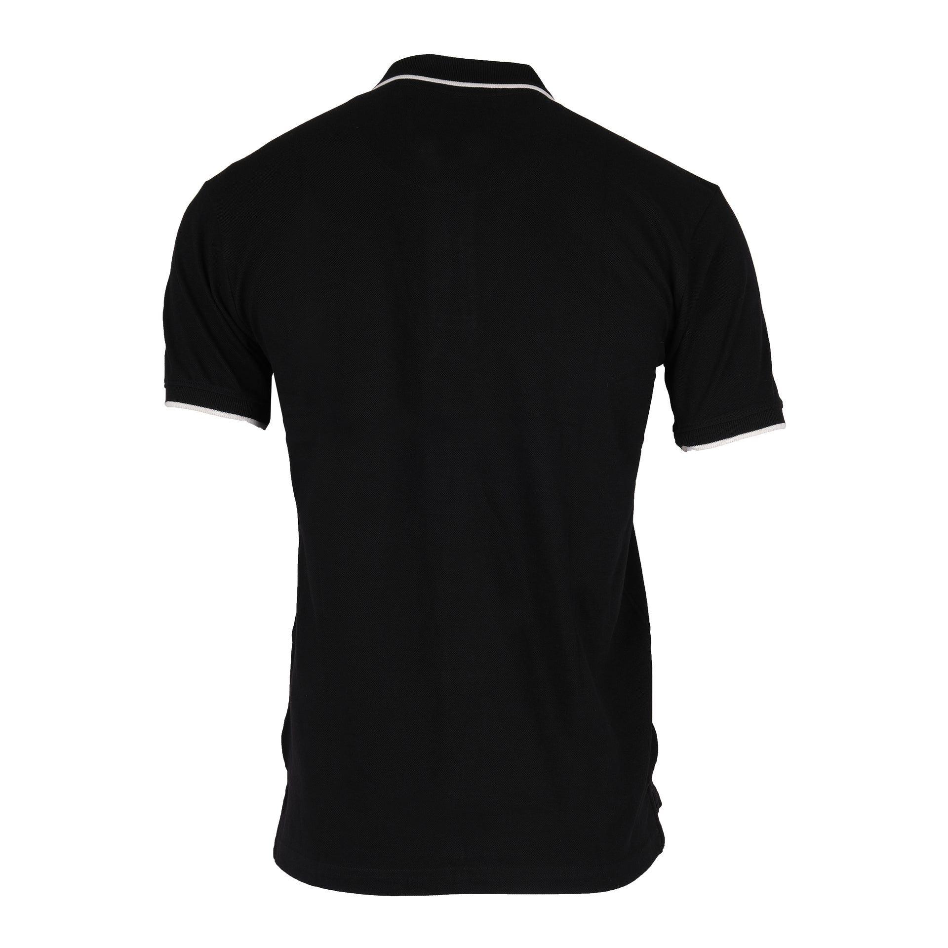LACOSTE Midnight Noir Classic Fit Polo Shirt with Contrast Trim