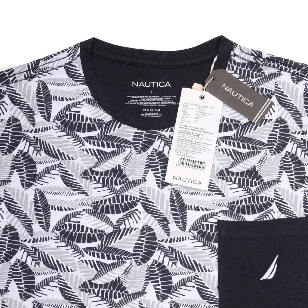 NAUTICA Midnight Oasis Slim Fit Short Sleeve Shirt