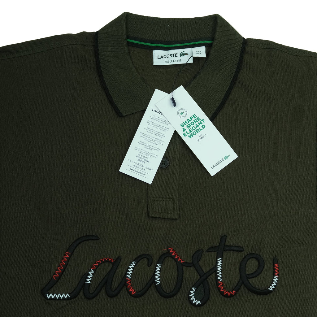 LACOSTE Enchanted Moss Relaxed Fit Piqu�� Polo Shirt