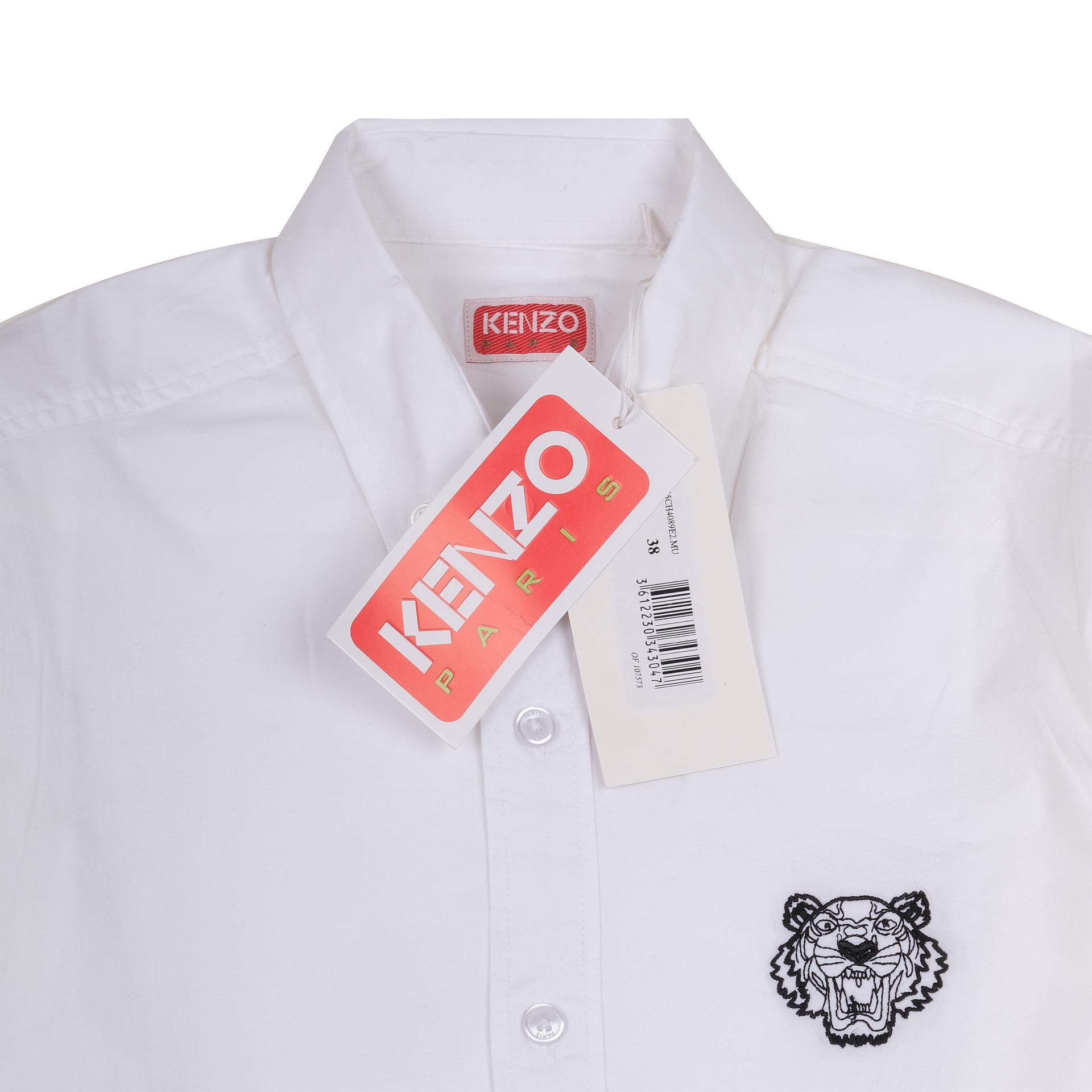 KENZO Paris Frosted Snow Slim Fit Long Sleeve Shirt