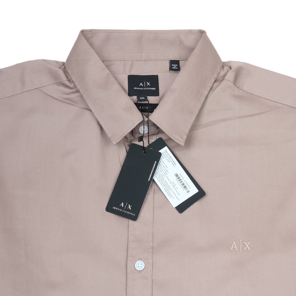 ARMANI EXCHANGE Soft Blush Classic Fit Long Sleeve Shirt