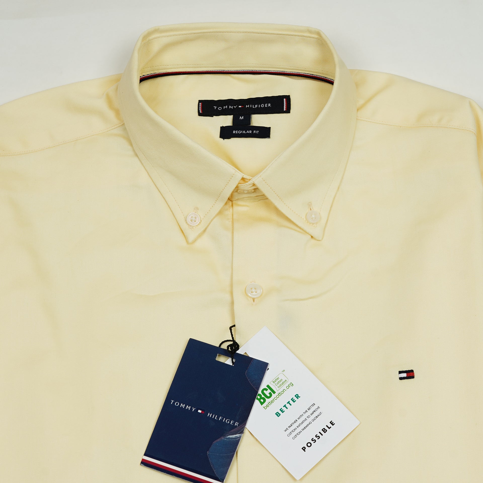 TOMMY HILFIGER Opulent Amber Tailored Fit Long Sleeve Button-Up Shirt