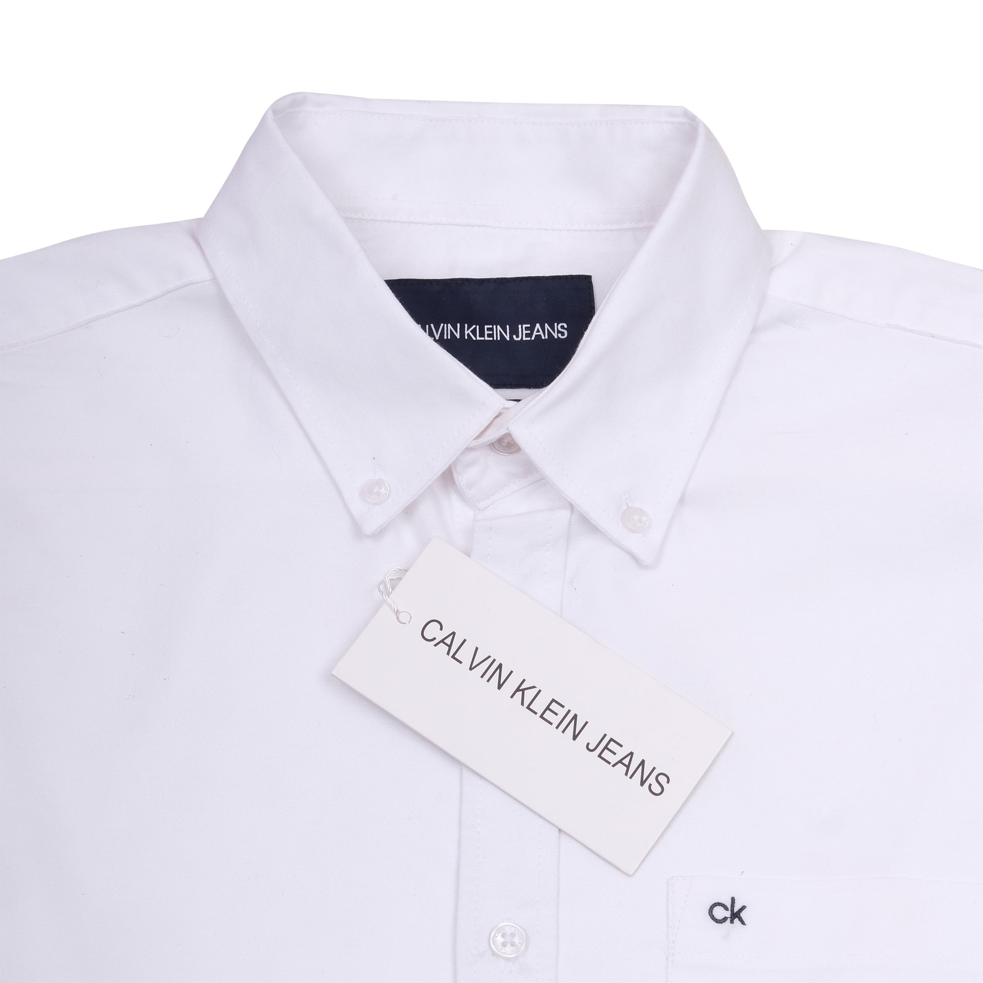 CALVIN KLEIN Pure Snow Classic Fit Long Sleeve Button-Up Shirt