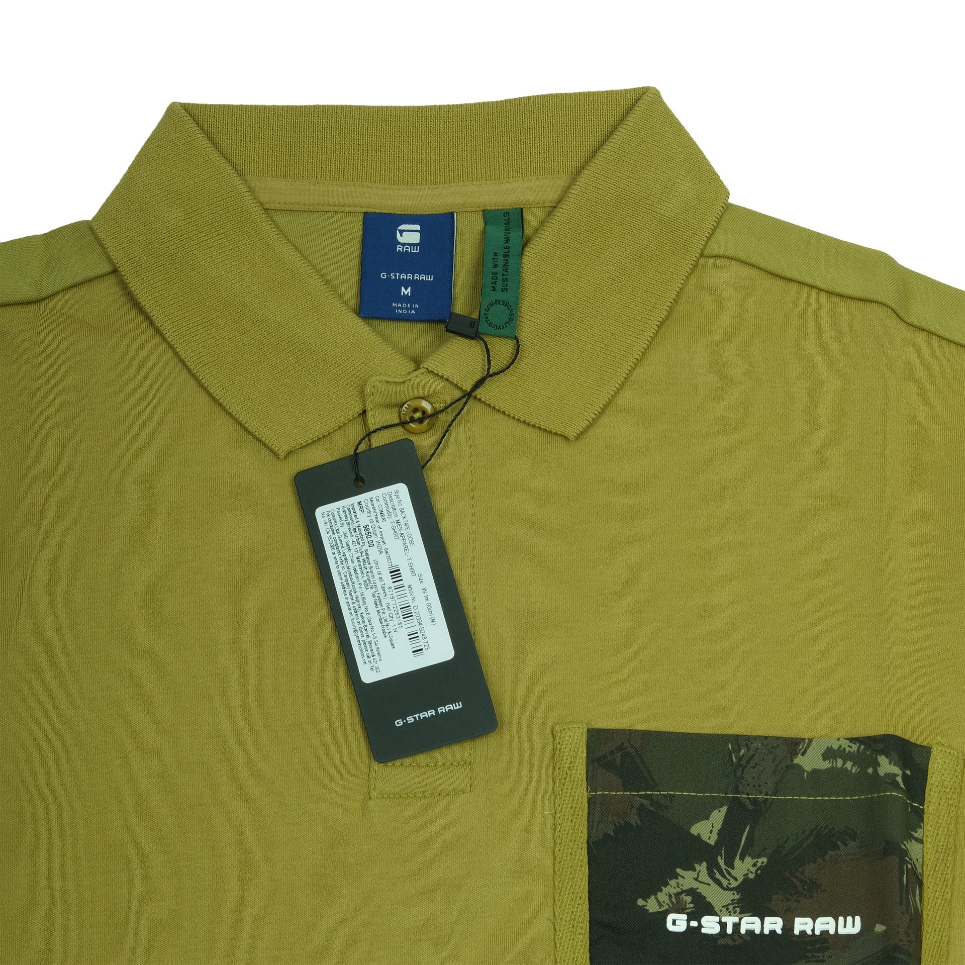 G-STAR RAW Enchanted Fern Slim Fit Short Sleeve Piqu�� Polo Shirt