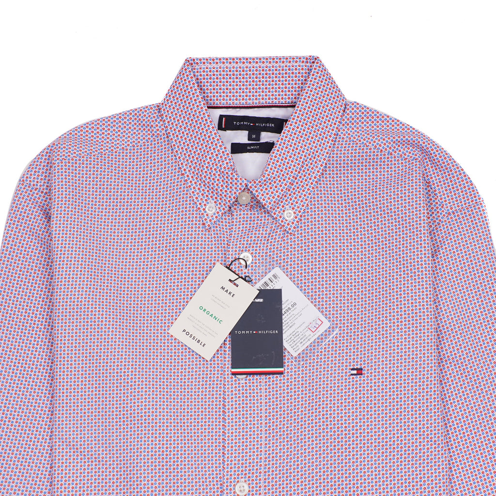 TOMMY HILFIGER Twilight Orchid Tailored Fit Long Sleeve Button-Down Shirt