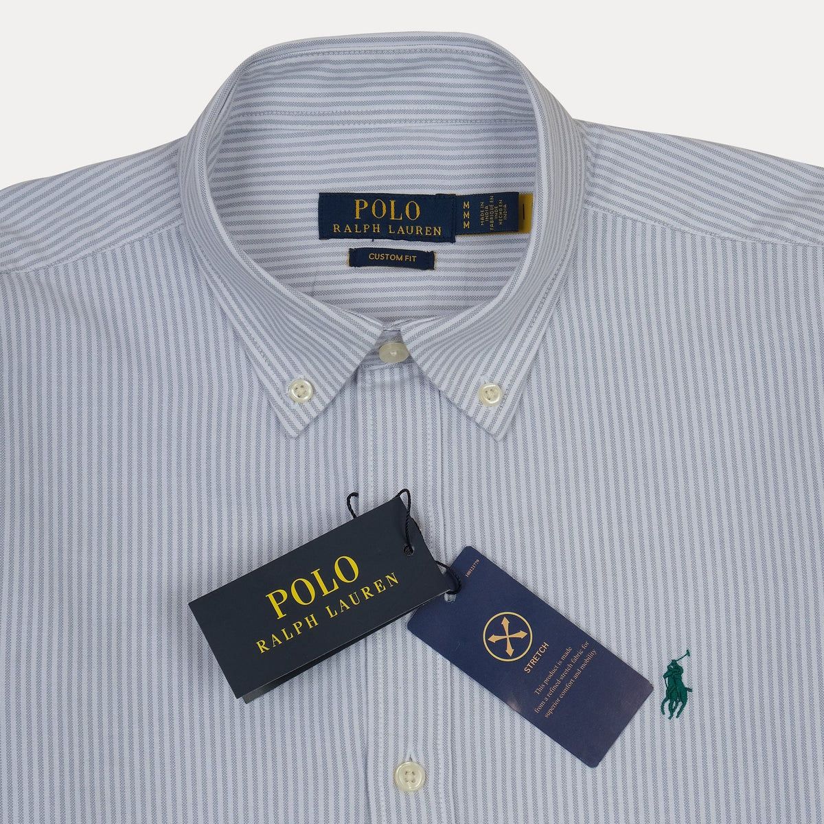 POLO RALPH LAUREN Serene Aqua Tailored Fit Long Sleeve Button-Down Shirt