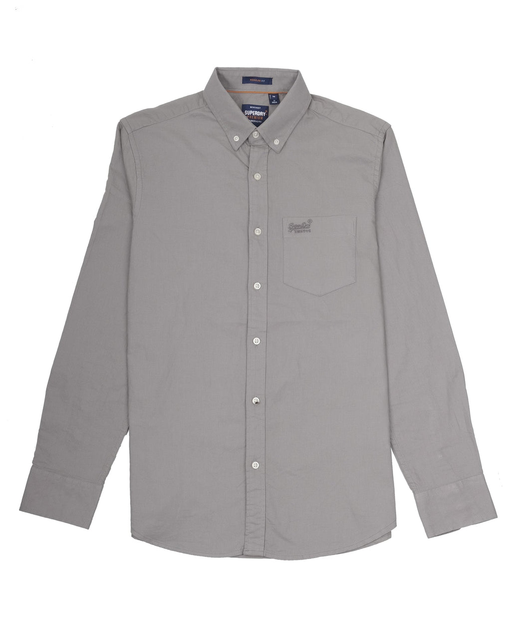 SUPERDRY Urban Sage Slim Fit Long Sleeve Button-Down Shirt