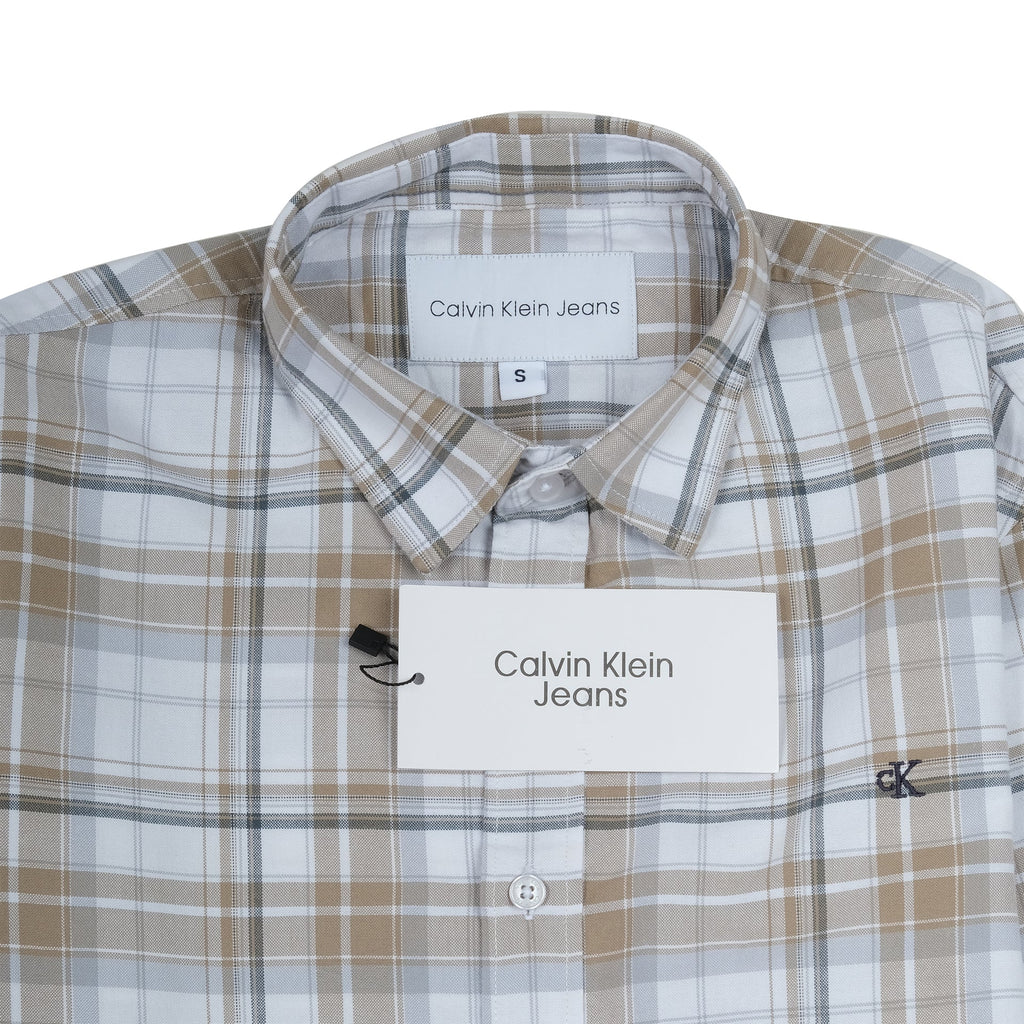 CALVIN KLEIN JEANS Desert Dune Classic Fit Long Sleeve Shirt