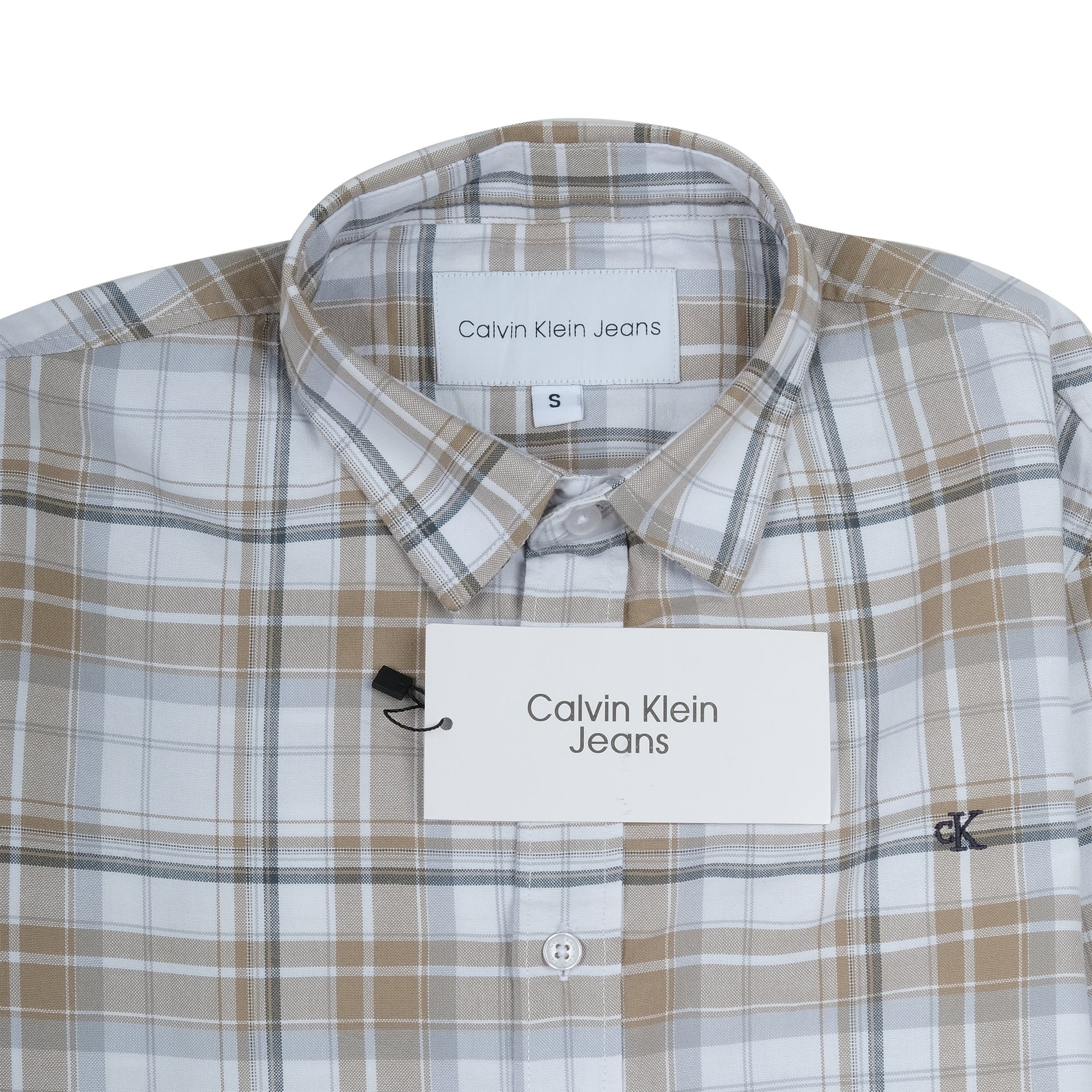 CALVIN KLEIN JEANS Desert Dune Classic Fit Long Sleeve Shirt