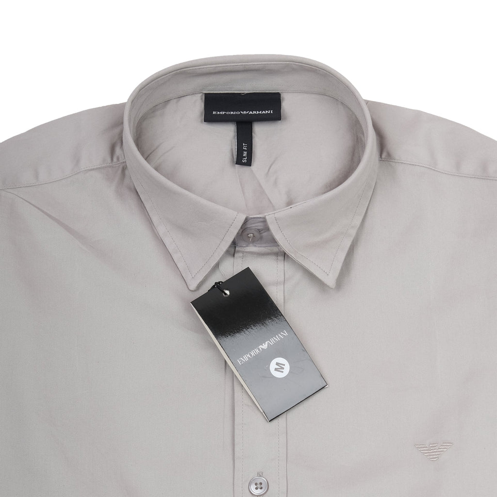 EMPORIO ARMANI Ethereal Stone Classic Fit Long Sleeve Shirt