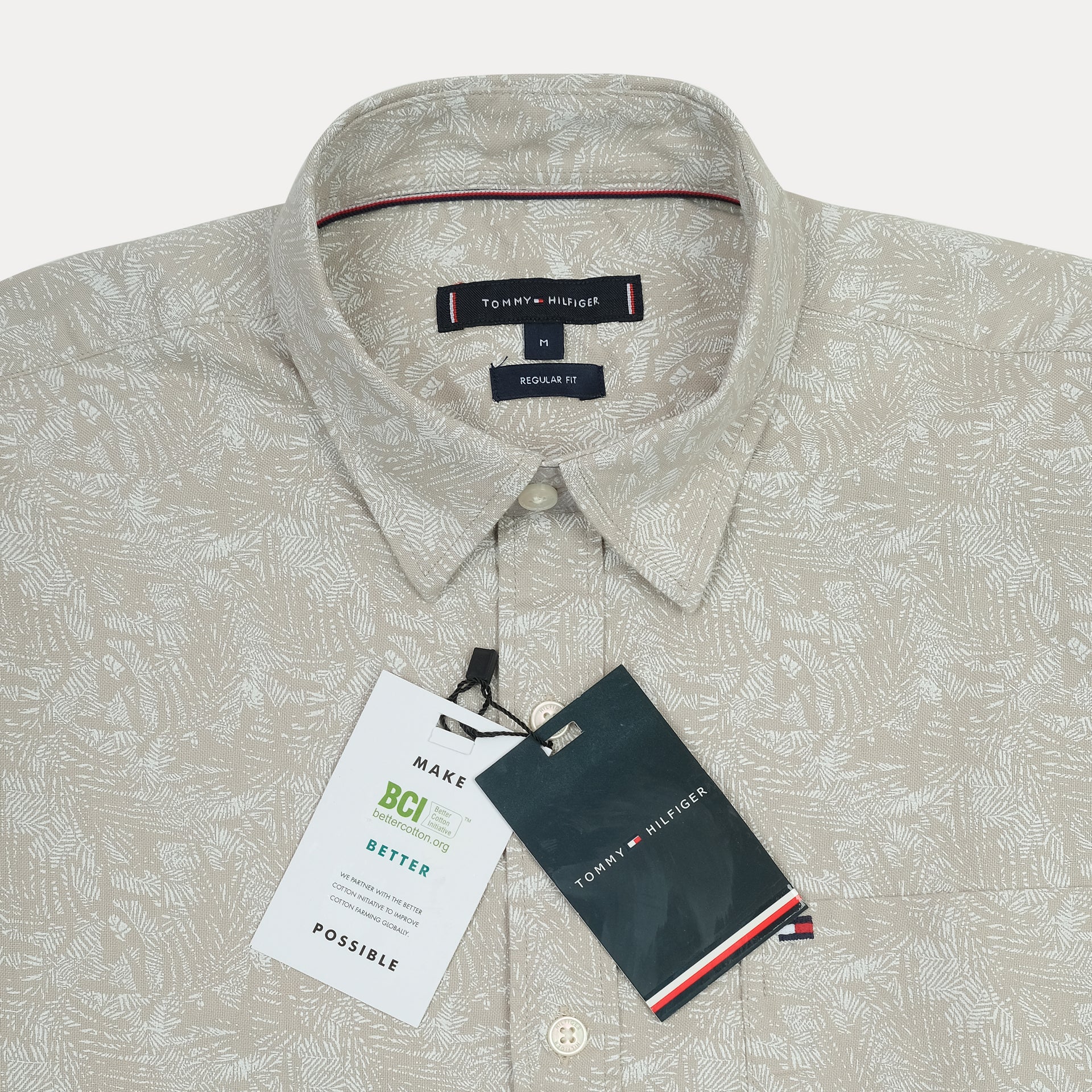 Tommy Hilfiger Regular Fit Leaf Print Shirt