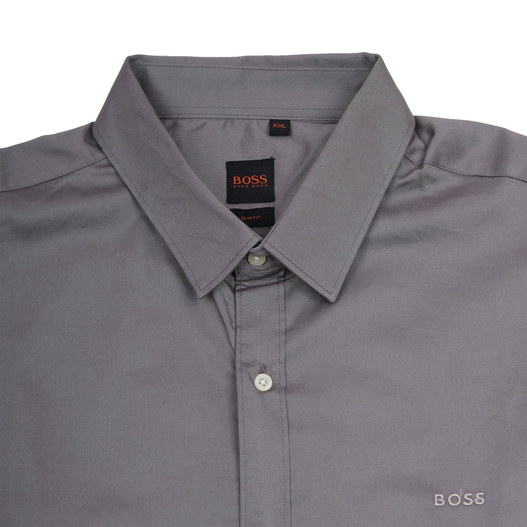 BOSS Misty Slate Classic Fit Long Sleeve Shirt