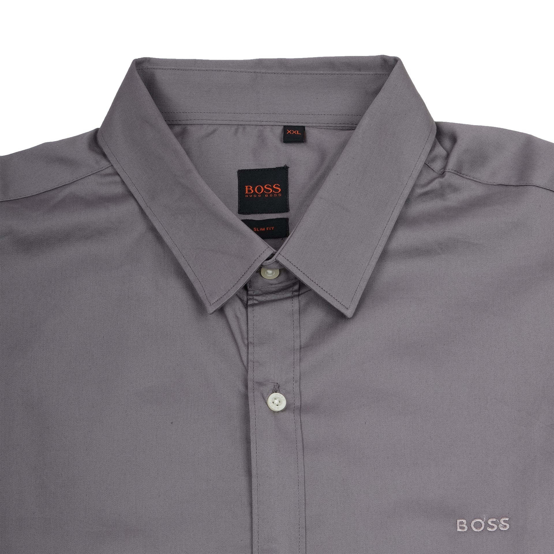 BOSS Misty Slate Classic Fit Long Sleeve Shirt