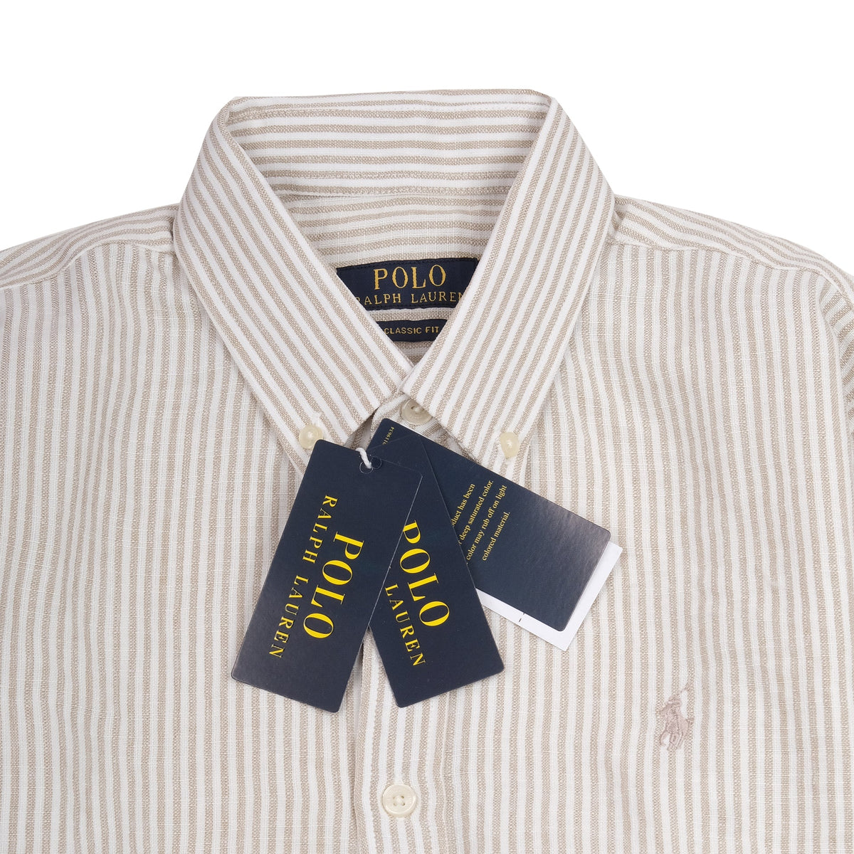 POLO RALPH LAUREN Serene Dune Classic Fit Striped Button-Down Shirt