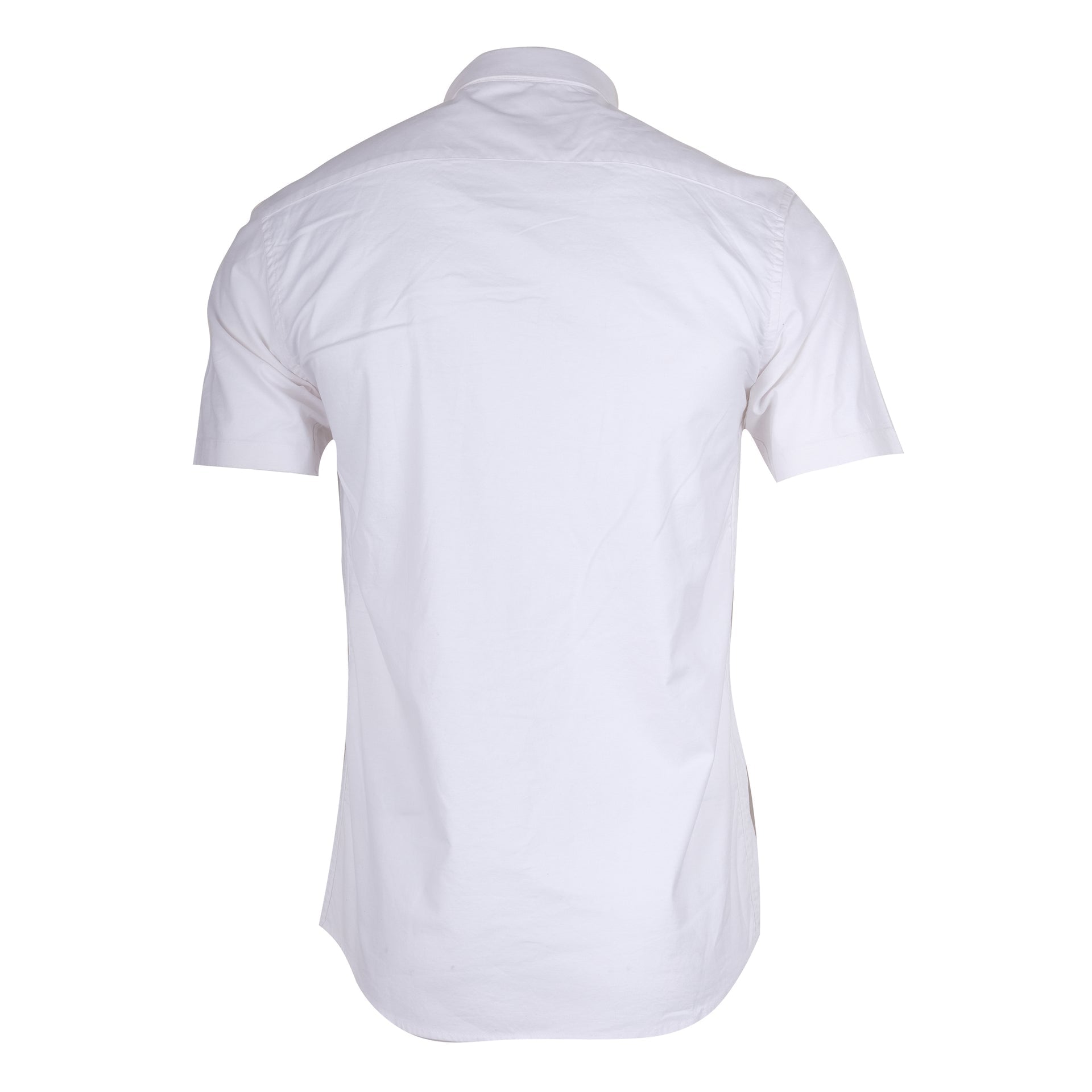 LACOSTE Cloud White Classic Fit Short Sleeve Button-Up Shirt