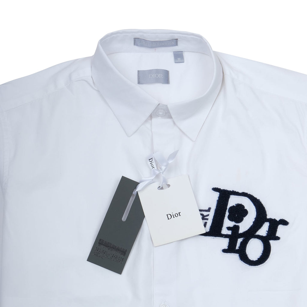 DIOR Frosted Pearl Classic Fit Long Sleeve Shirt