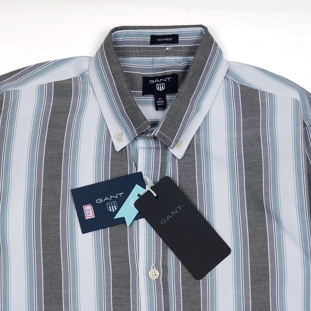 GANT Prismatic Lapis Aurora Tailored Fit Long Sleeve Button-Up Shirt