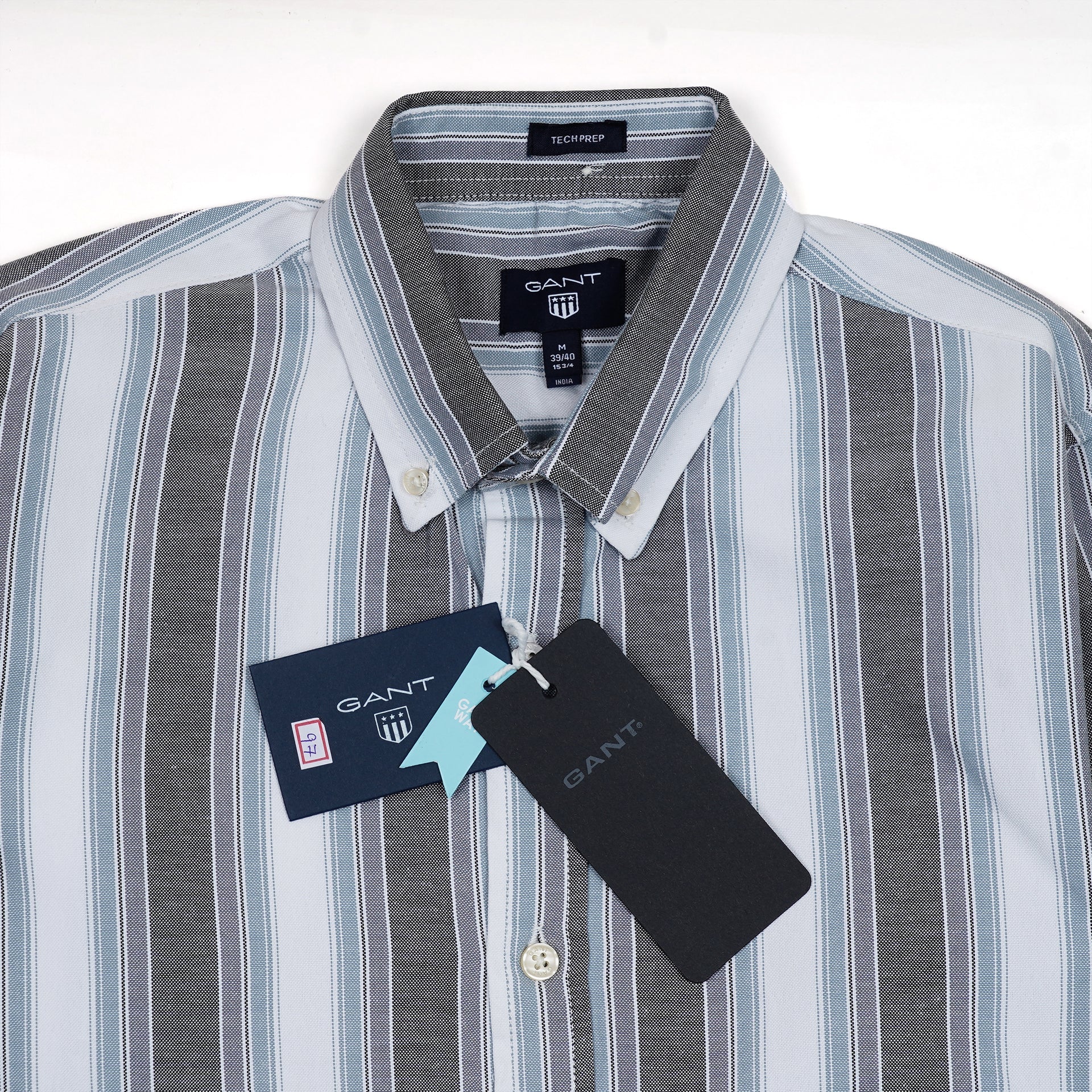 GANT Prismatic Lapis Aurora Tailored Fit Long Sleeve Button-Up Shirt