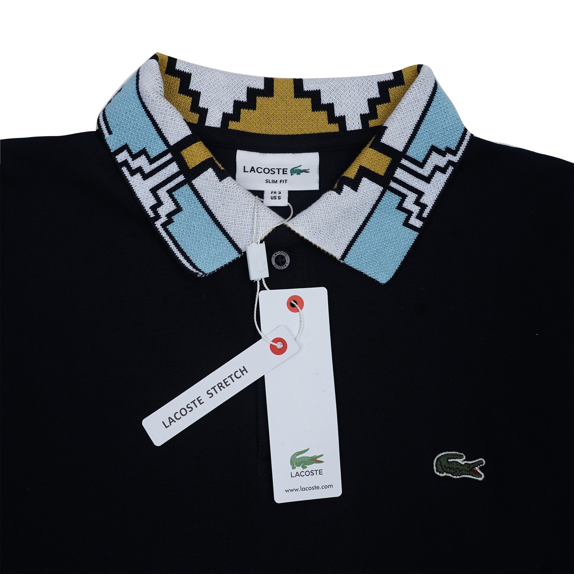LACOSTE Deep Ocean Luxe Fit Short Sleeve Piqué Polo Shirt