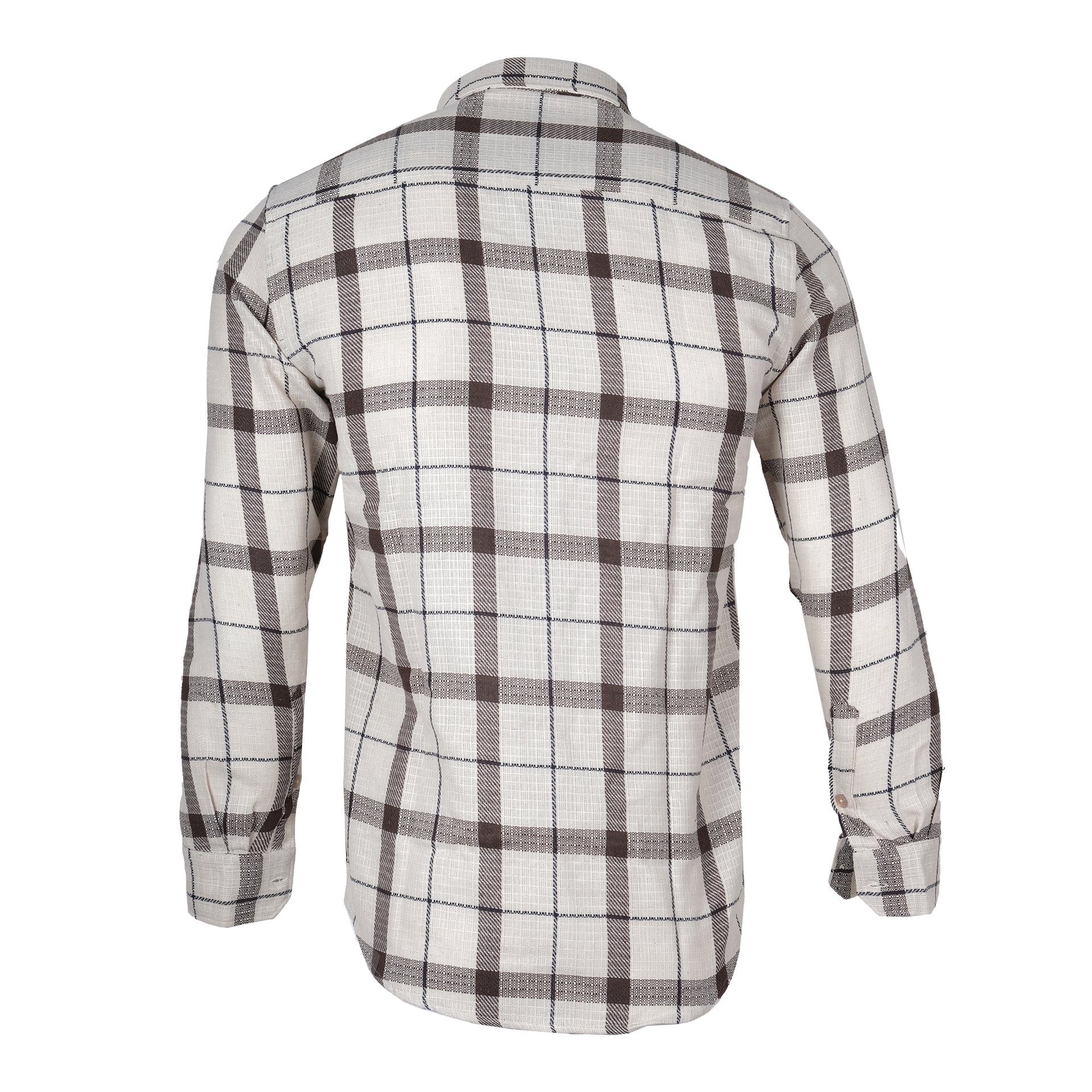 BURBERRY Desert Stone Check Regular Fit Long Sleeve Shirt
